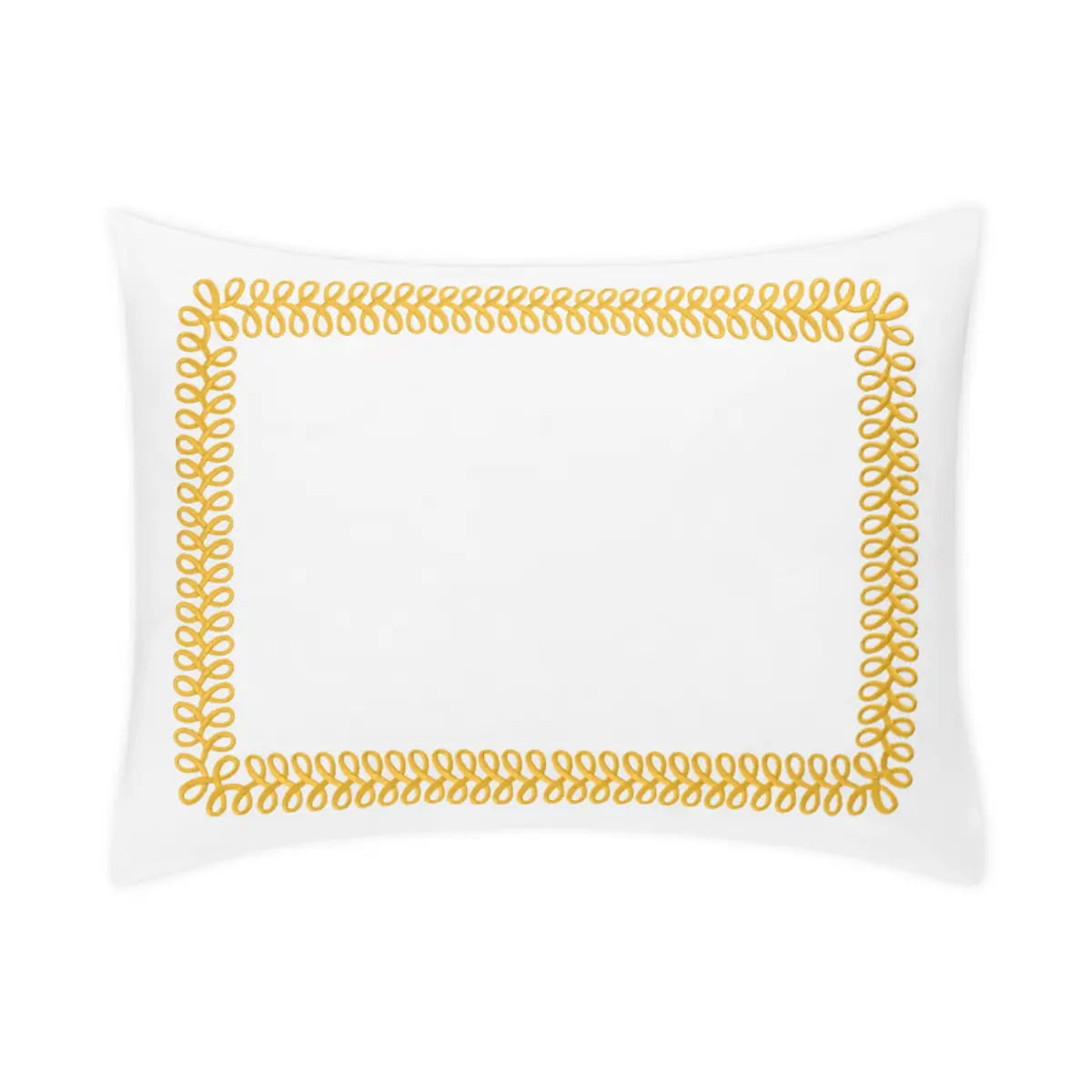 Astor Braid Sham_ LEMON