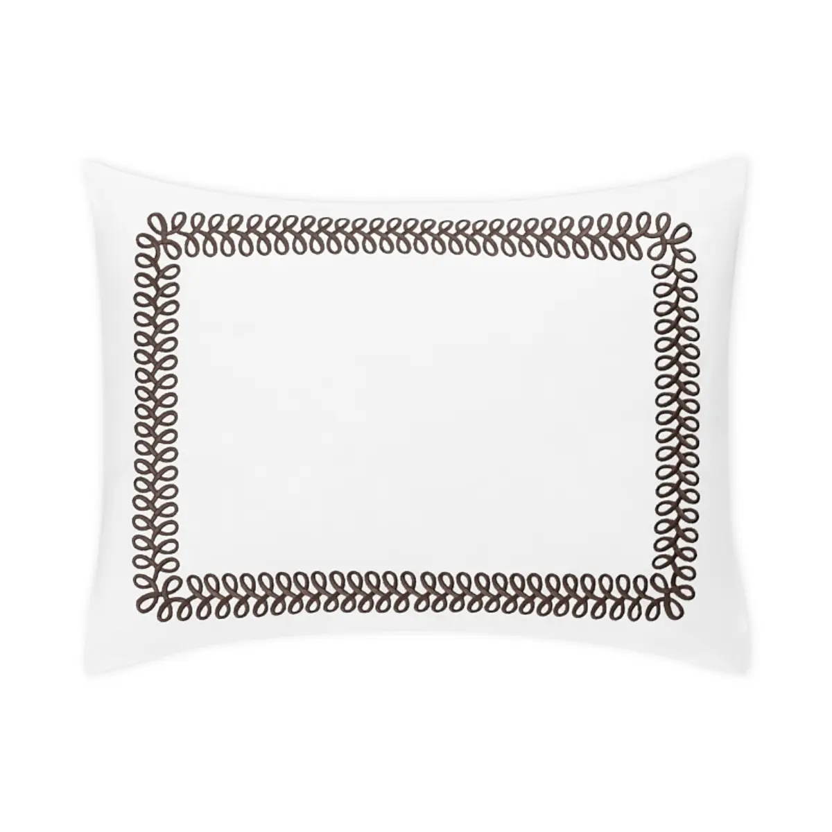 Astor Braid Sham_ MOCHA