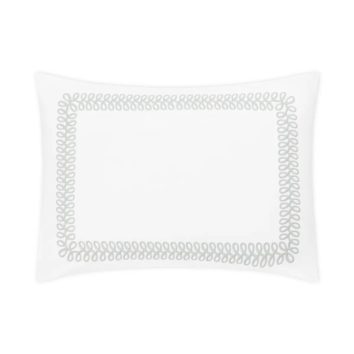 Astor Braid Sham_ SILVER