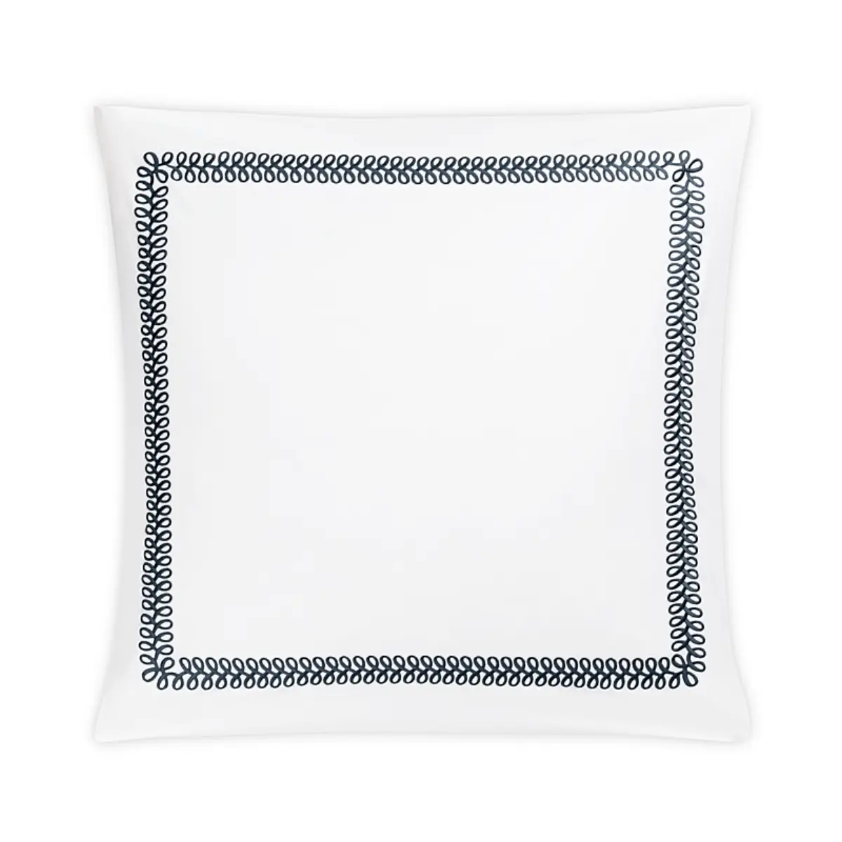 Astor Braid Sham_ INDIGO
