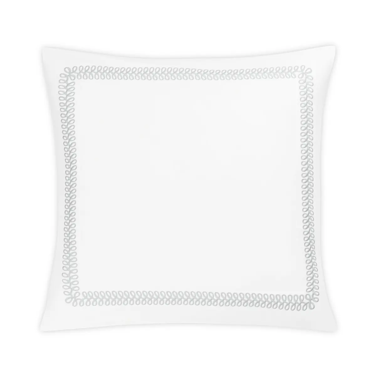 Astor Braid Sham_ SILVER
