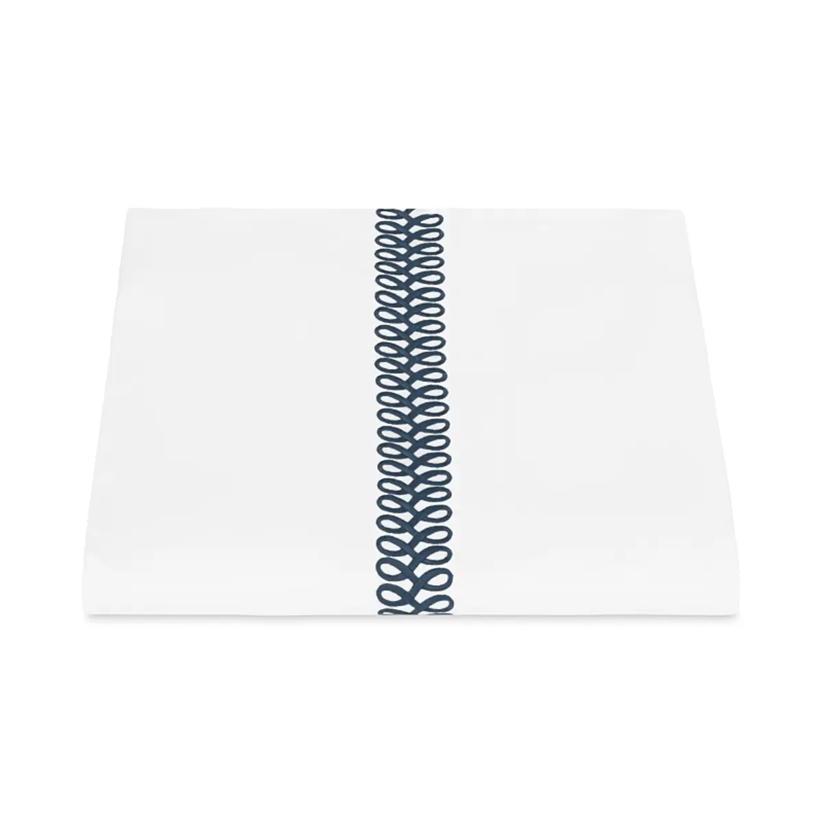 Astor Braid Duvet Cover_ INDIGO