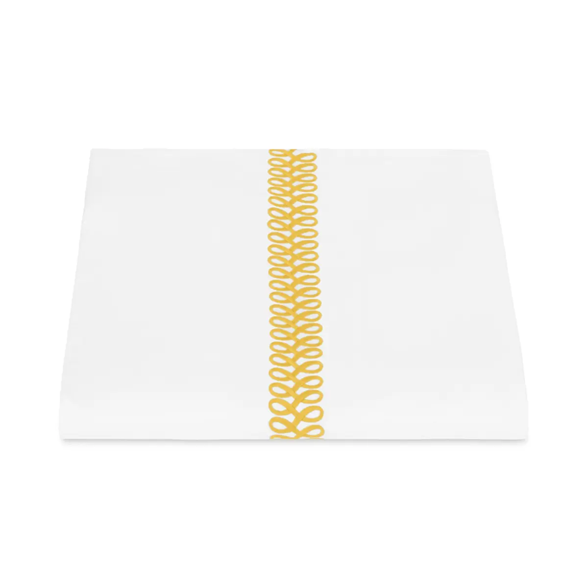 Astor Braid Duvet Cover_ LEMON