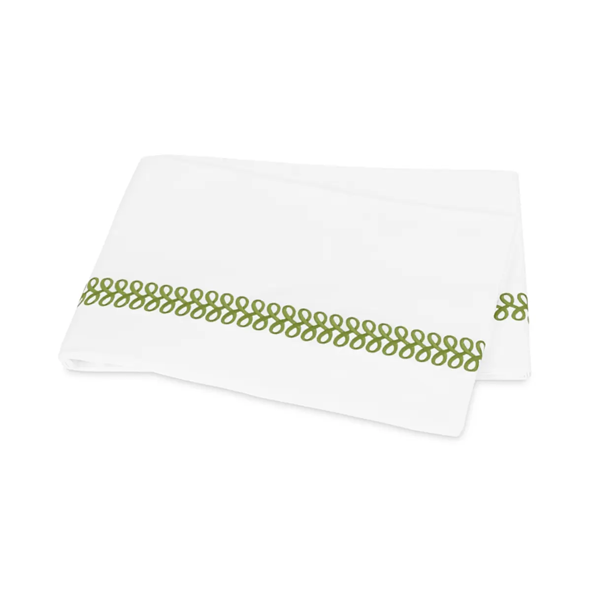 Astor Braid Flat Sheet_ GRASS