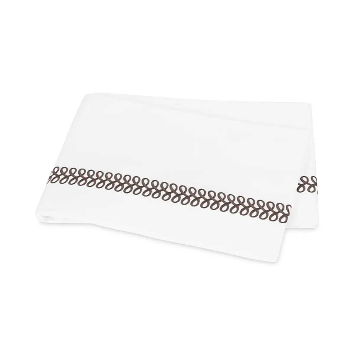 Astor Braid Flat Sheet_ MOCHA
