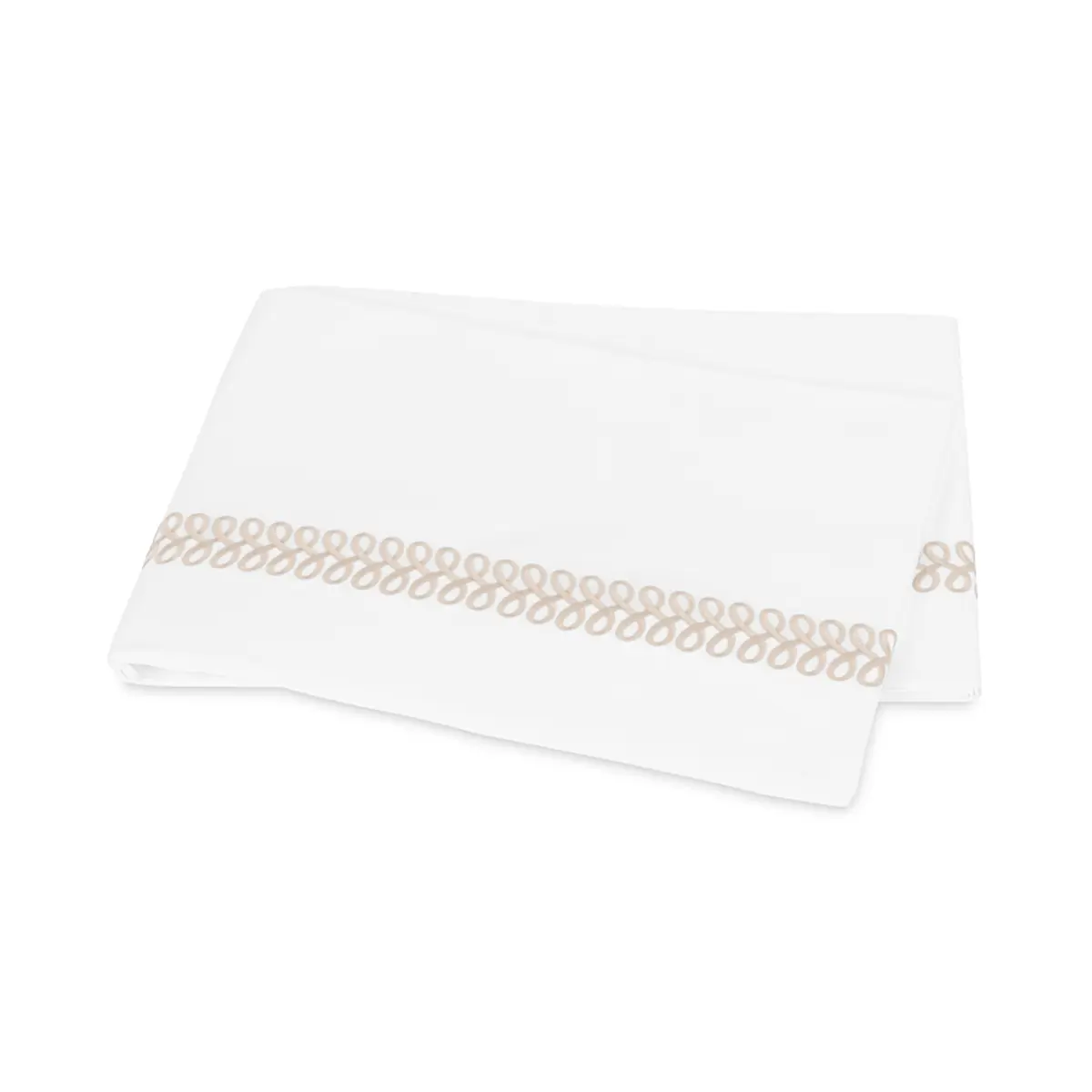 Astor Braid Flat Sheet_ DUNE