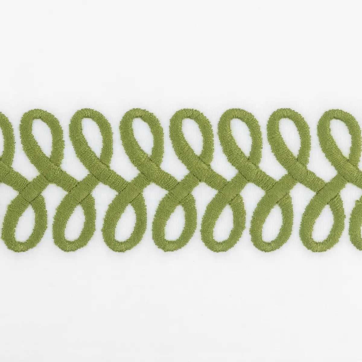 Astor Braid Guest Towel, Set of 2_ GRASS
