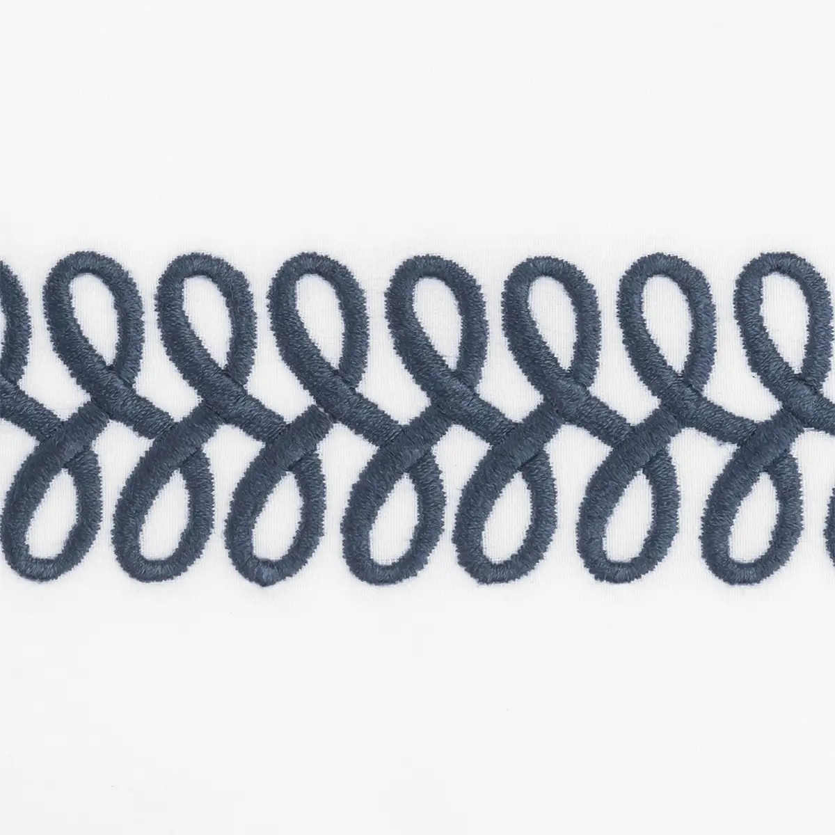 Astor Braid Guest Towel, Set of 2_ INDIGO