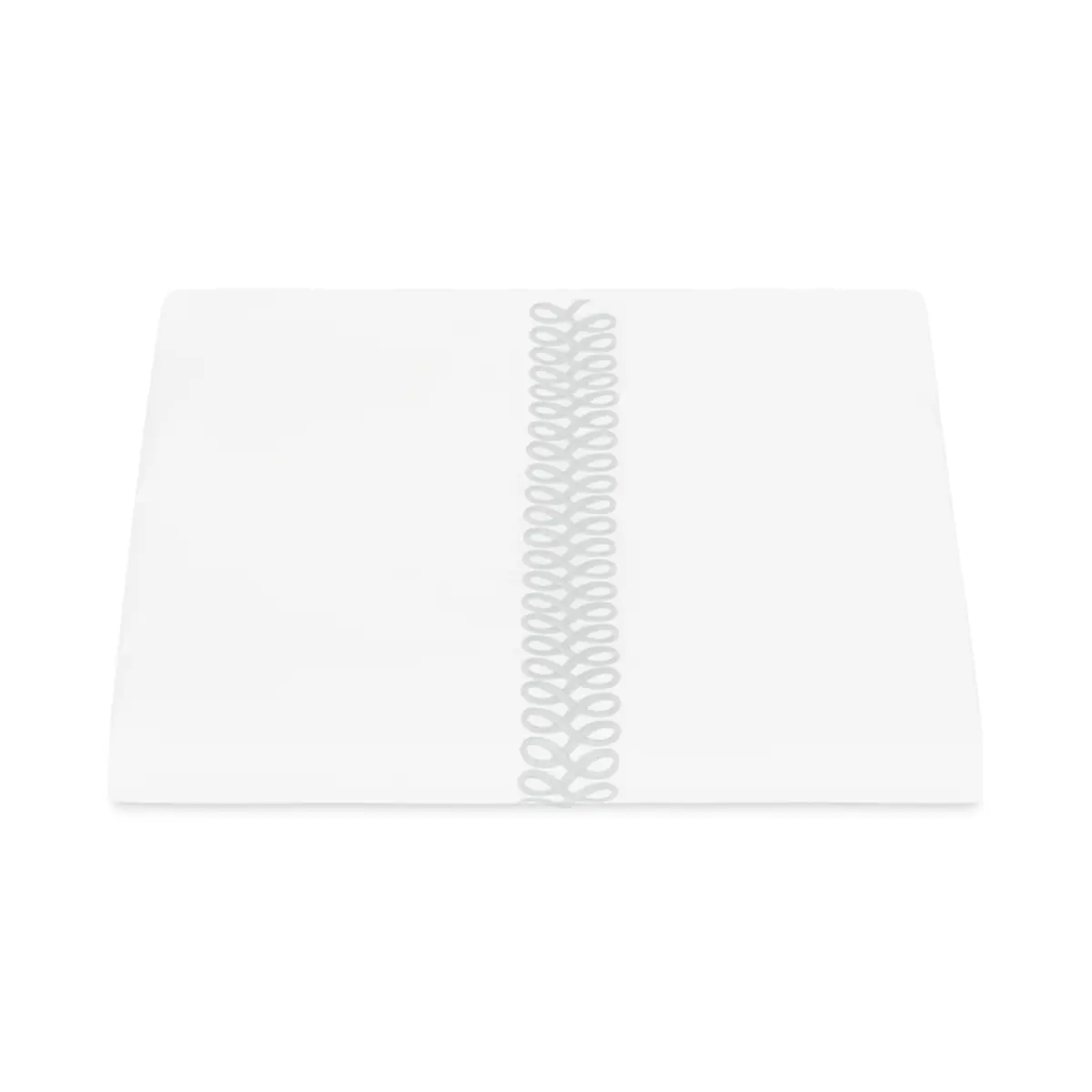 Astor Braid Duvet Cover_ SILVER