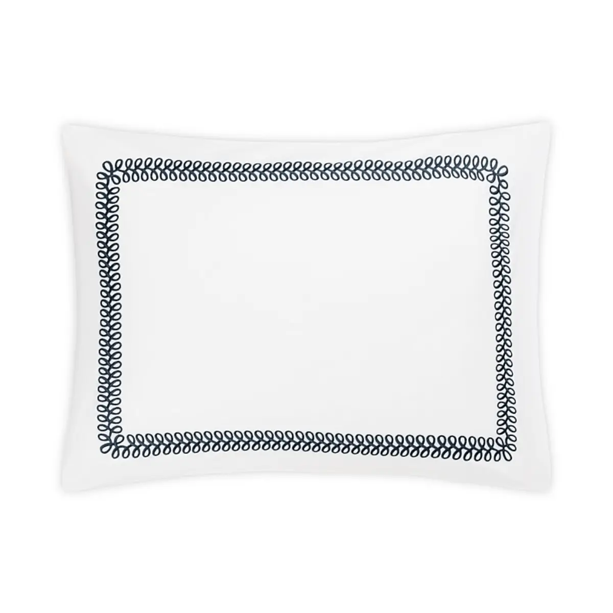 Astor Braid Sham_ INDIGO