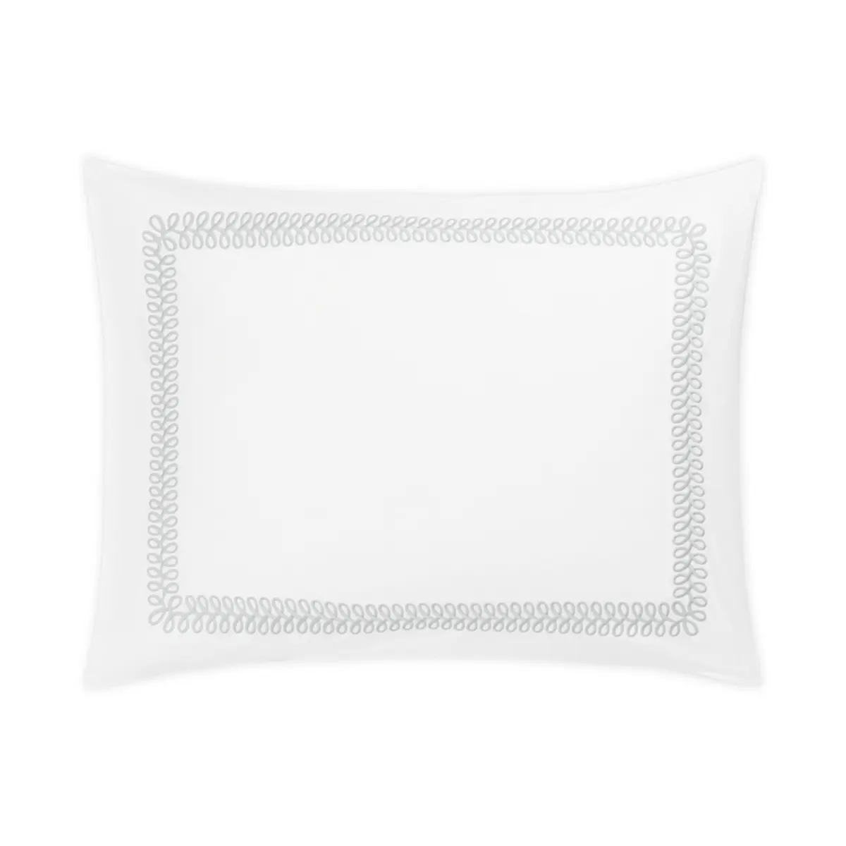 Astor Braid Sham_ SILVER