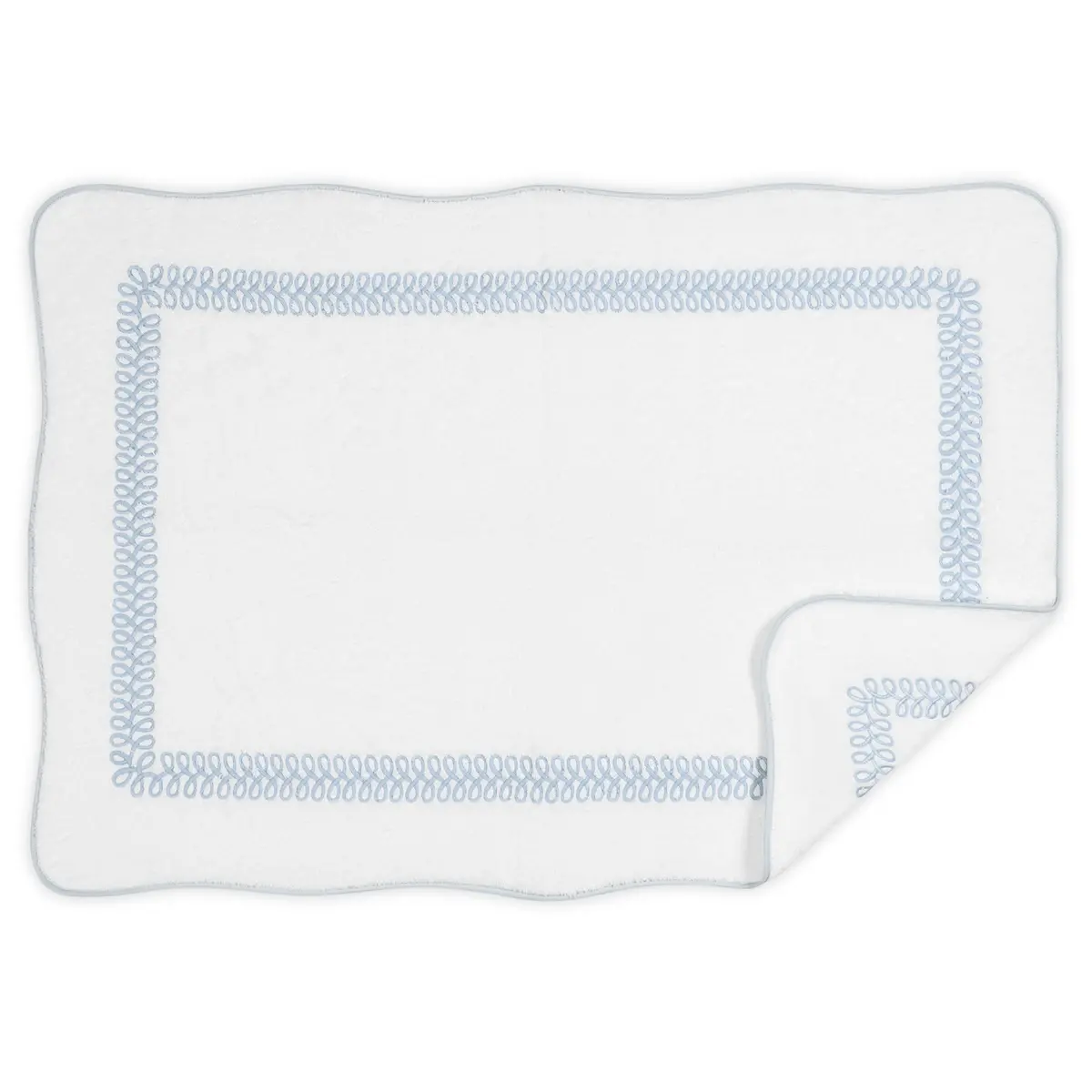 Astor Braid Tub Mat_ LIGHT BLUE