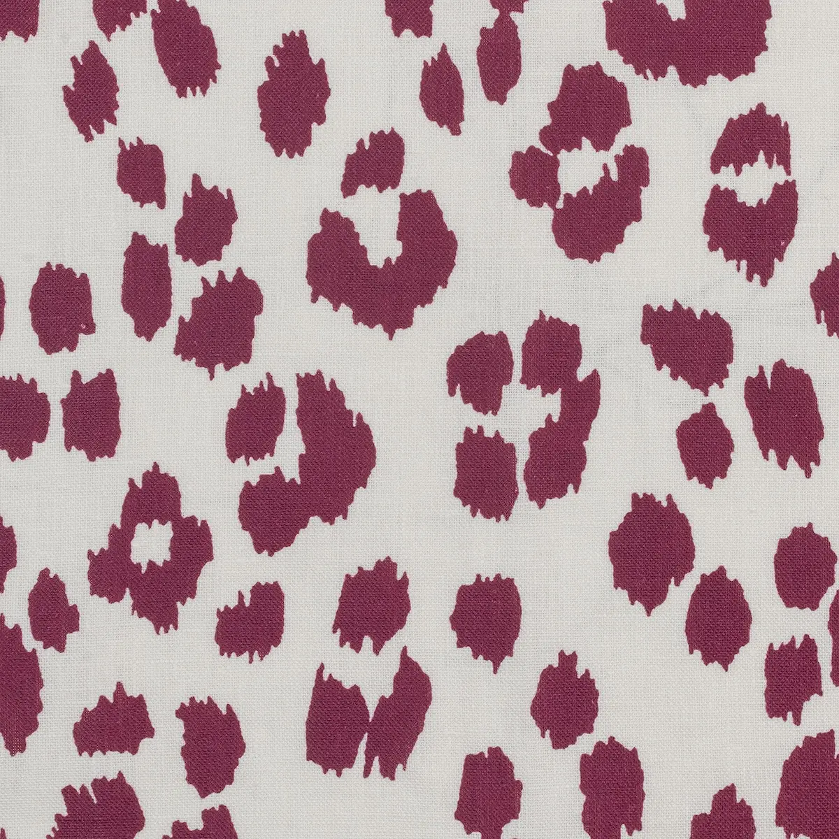 Iconic Leopard Tablecloth_ CRIMSON