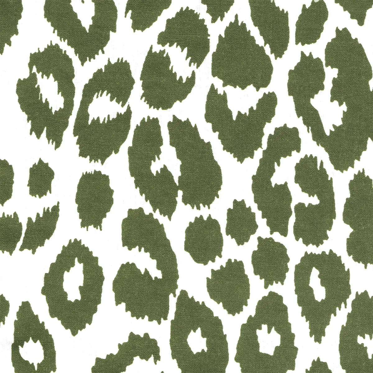 Iconic Leopard Guest Towel Set_ GREEN