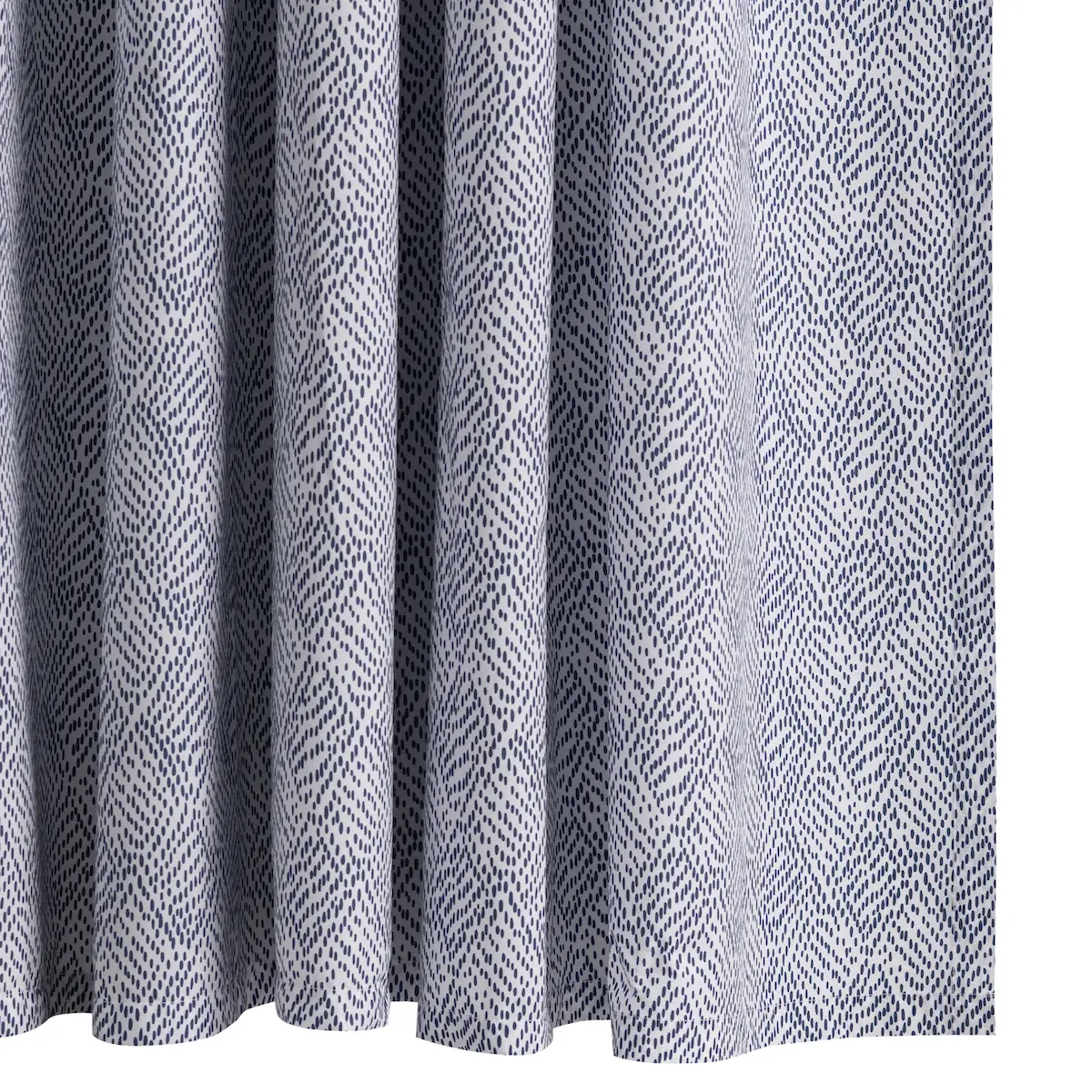 Duma Diamond Shower Curtain_ NAVY