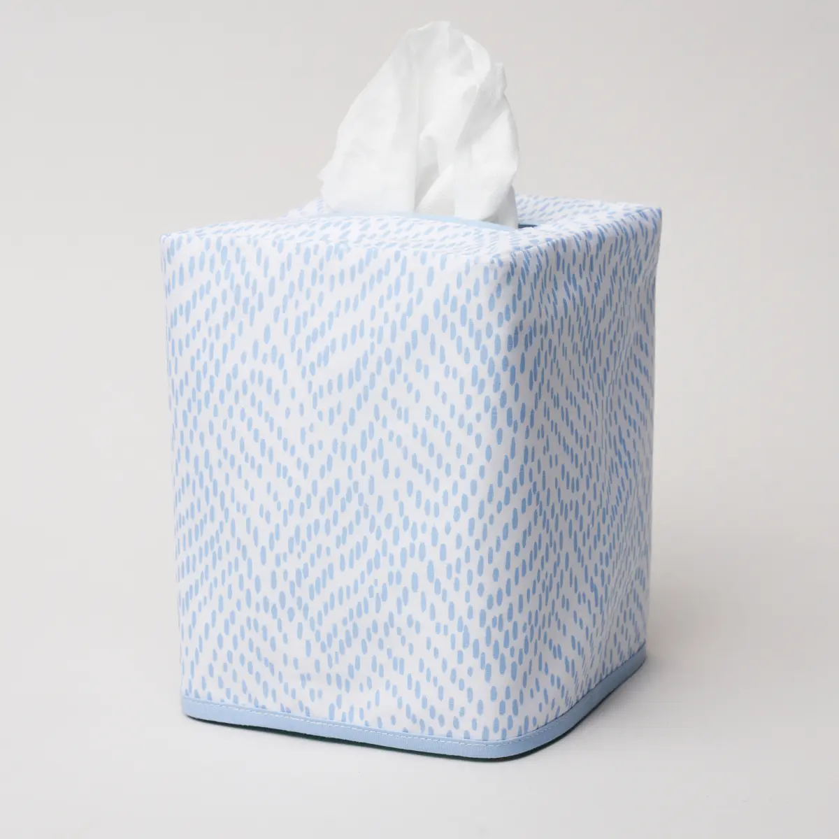 Duma Diamond Tissue Box Cover_ SKY