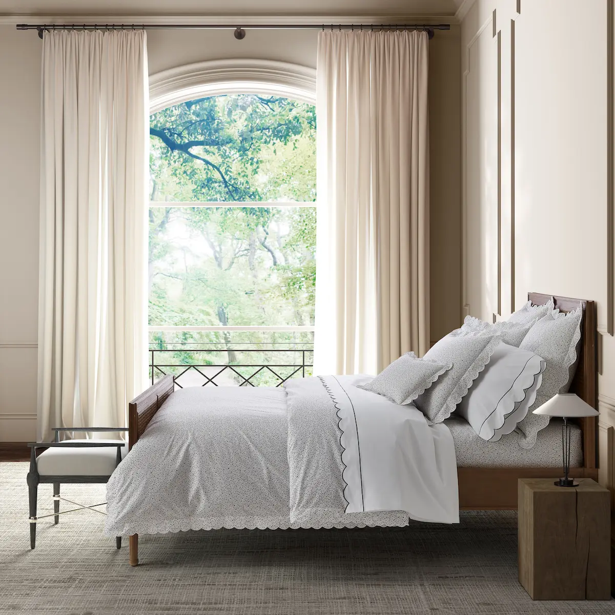 Celine Fitted Sheet_ PRUSSIAN BLUE