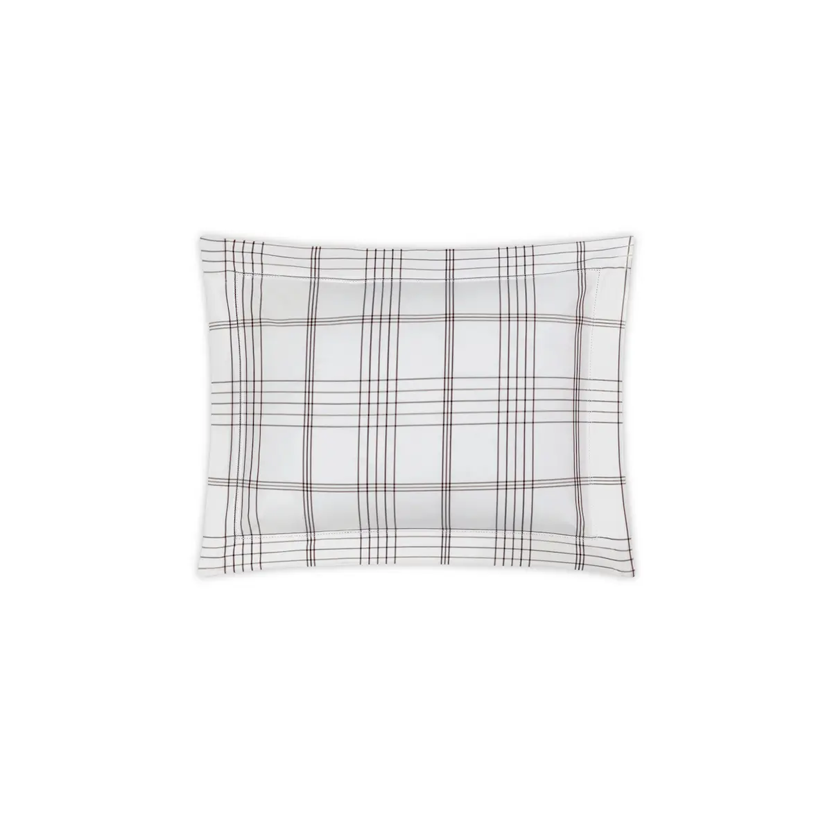 August Plaid Sham_ SABLE