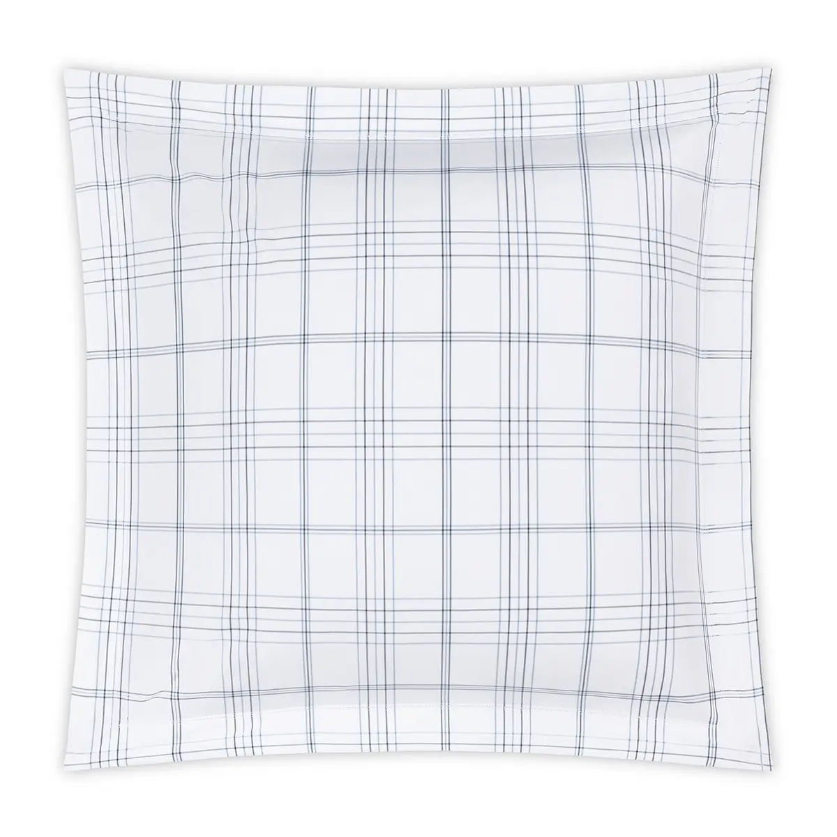August Plaid Sham_ NAVY