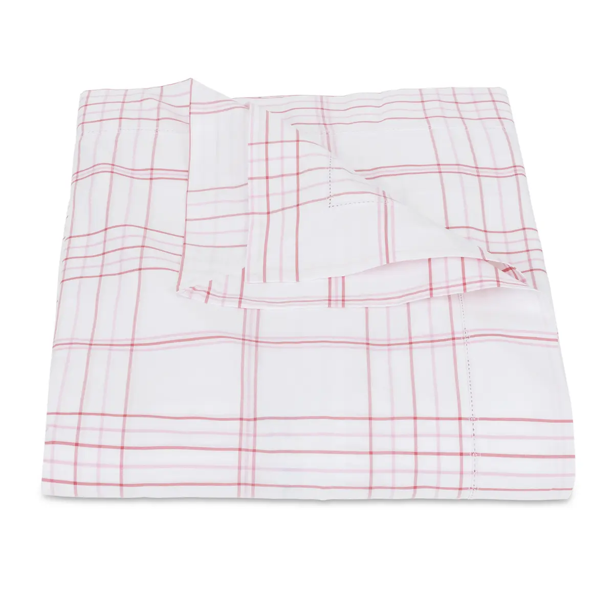 August Plaid Duvet Cover_ PEONY