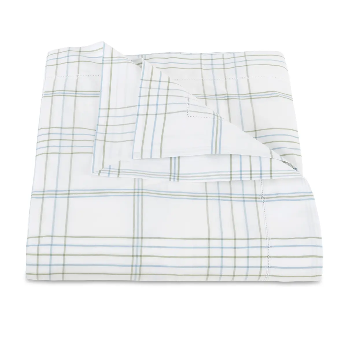 August Plaid Duvet Cover_ SEA