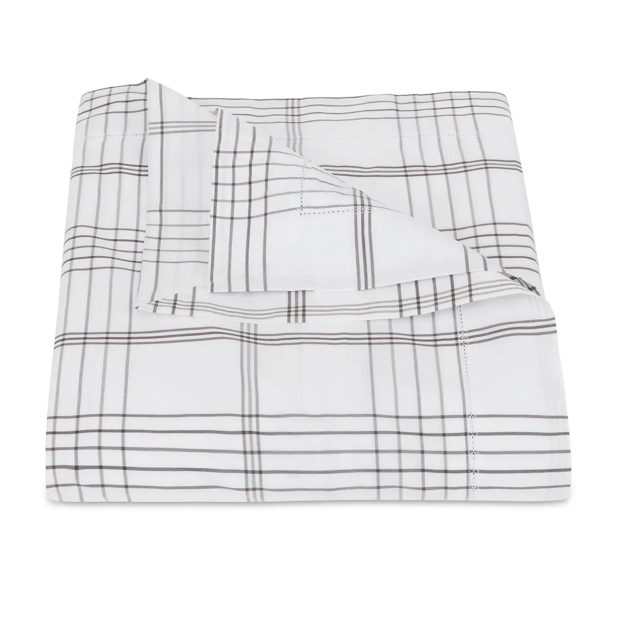 August Plaid King Duvet Cover_ SABLE