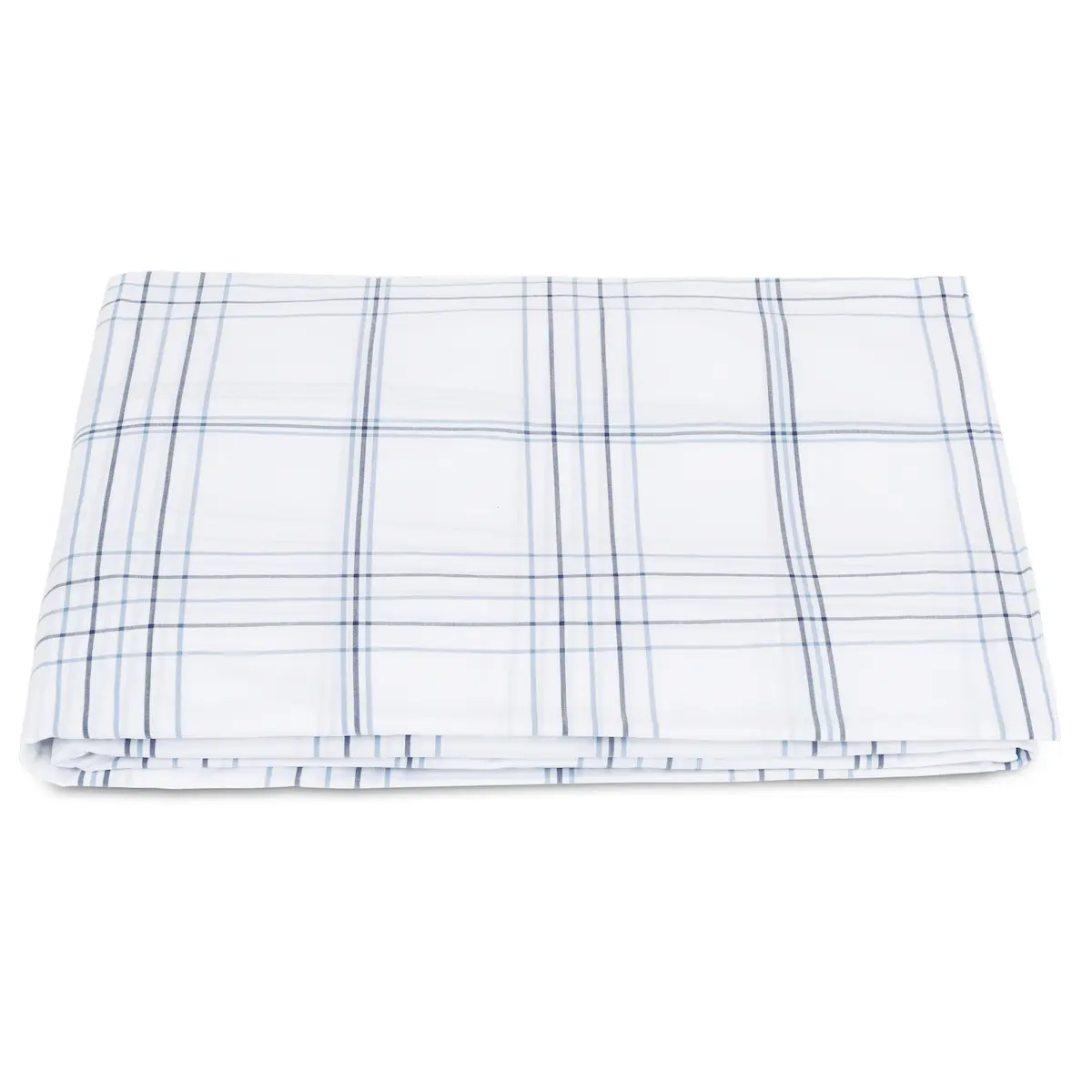 August Plaid Fitted Sheet_ NAVY