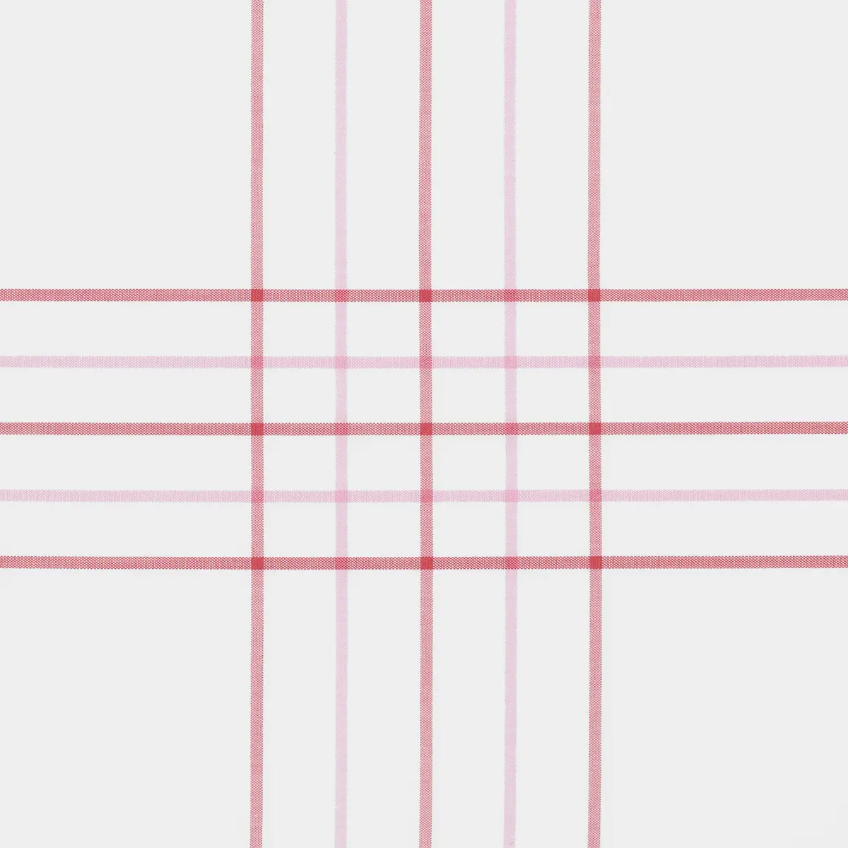 August Plaid Flat Sheet_ PEONY