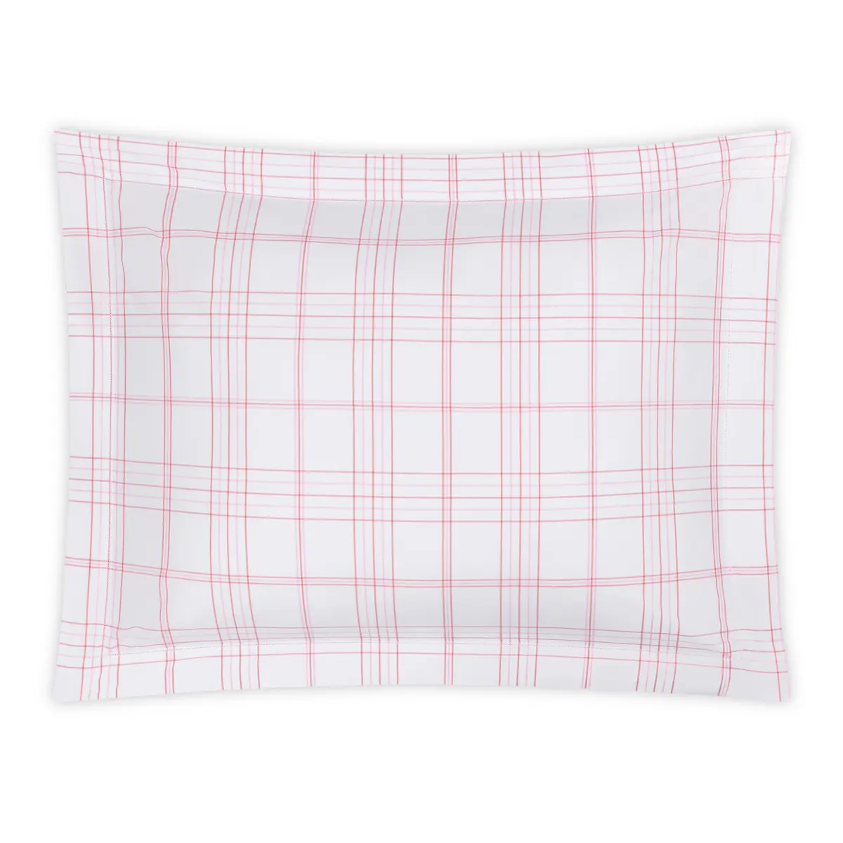 August Plaid Sham_ PEONY