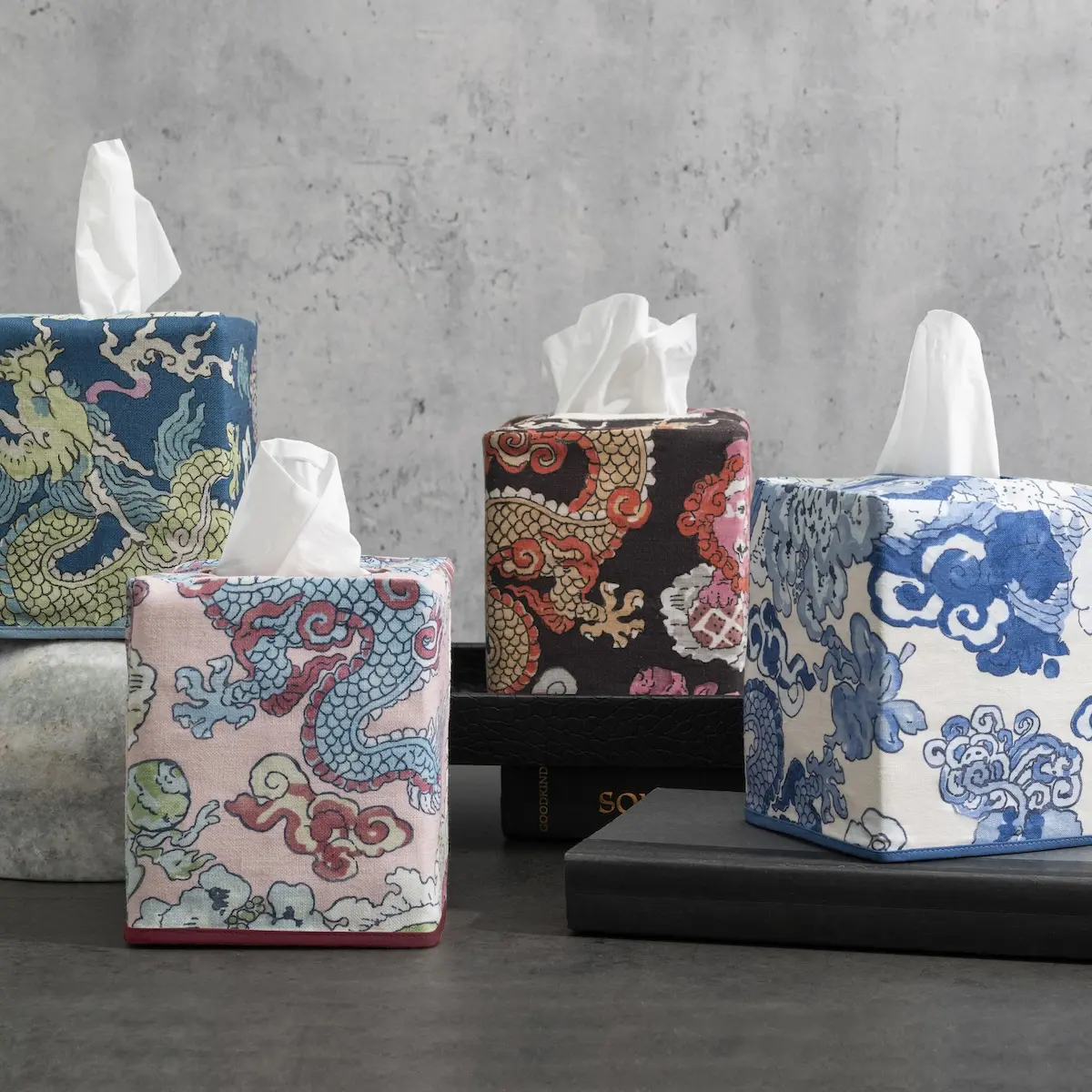 Magic Mountain Tissue Box Cover_ PARADISE