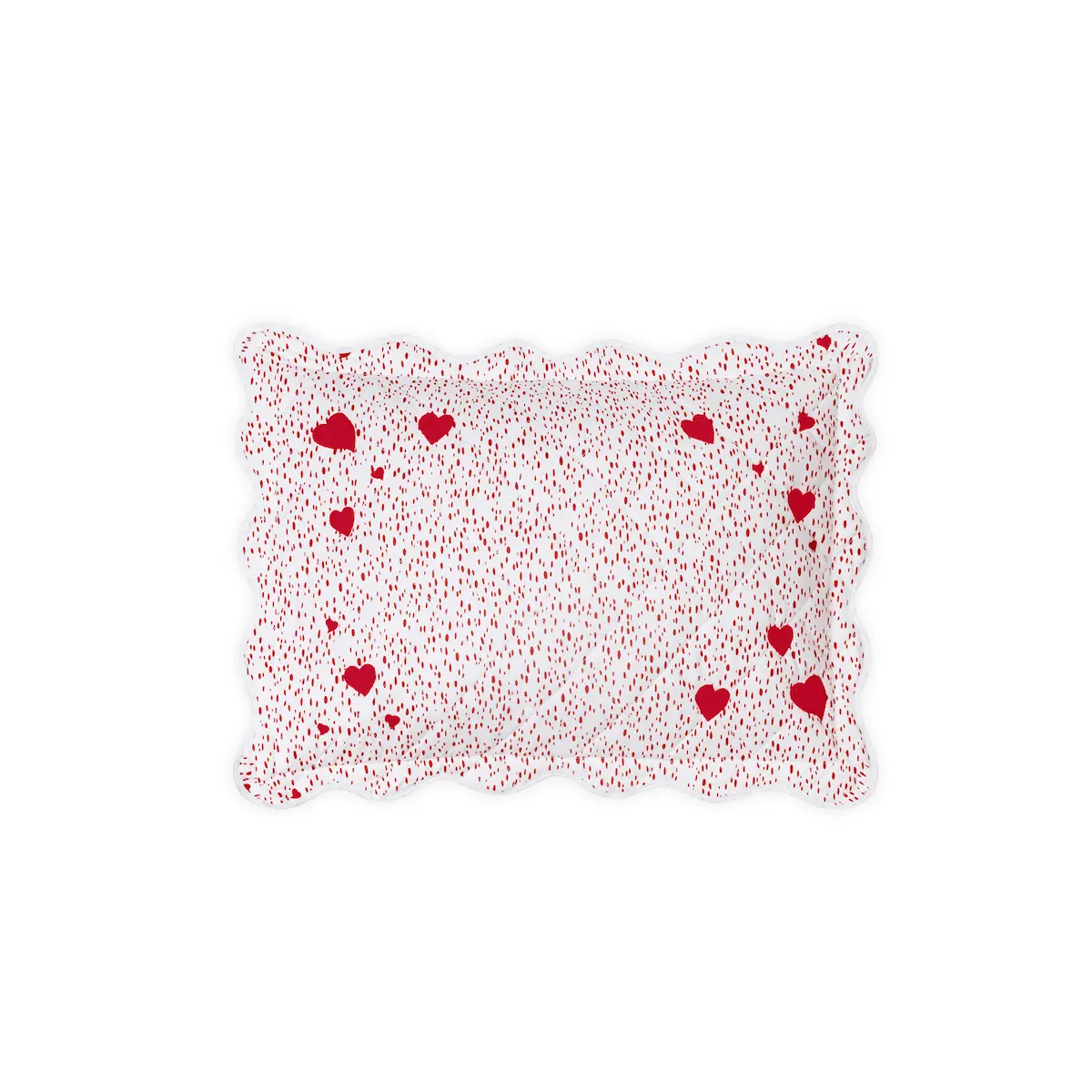 Celine Hearts Mini Pillow_ REDBERRY