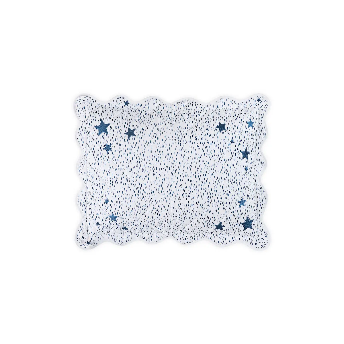 Celine Stars Mini Pillow_ PRUSSIAN BLUE