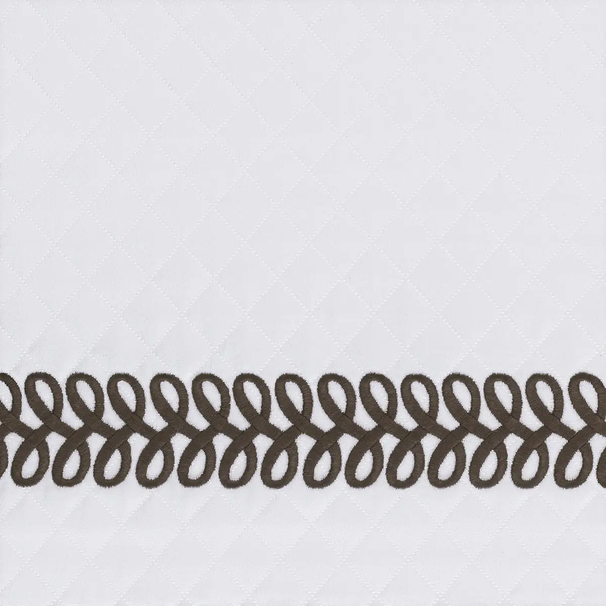 Astor Braid Matelassé Sham_ MOCHA