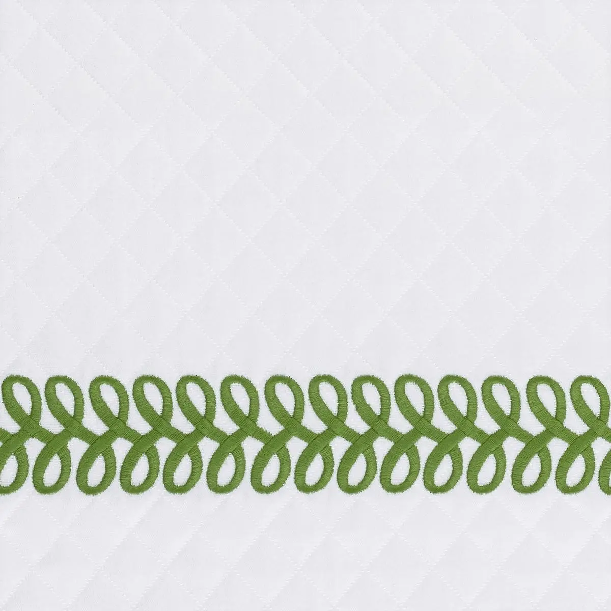 Astor Braid Matelassé Bedding Memo_ GRASS