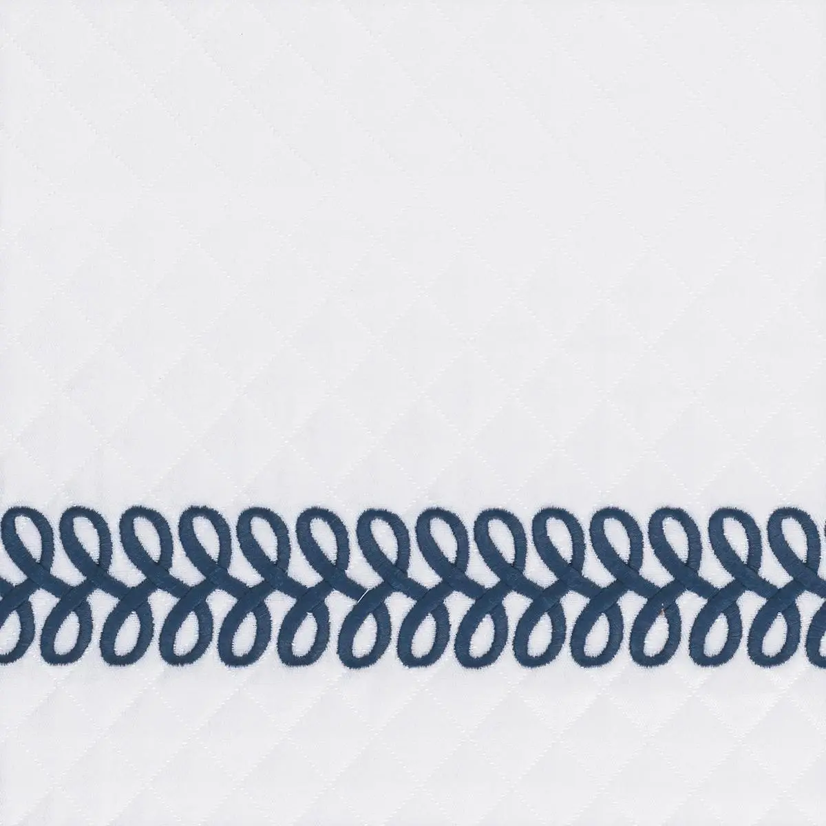 Astor Braid Matelassé Bedding Memo_ INDIGO