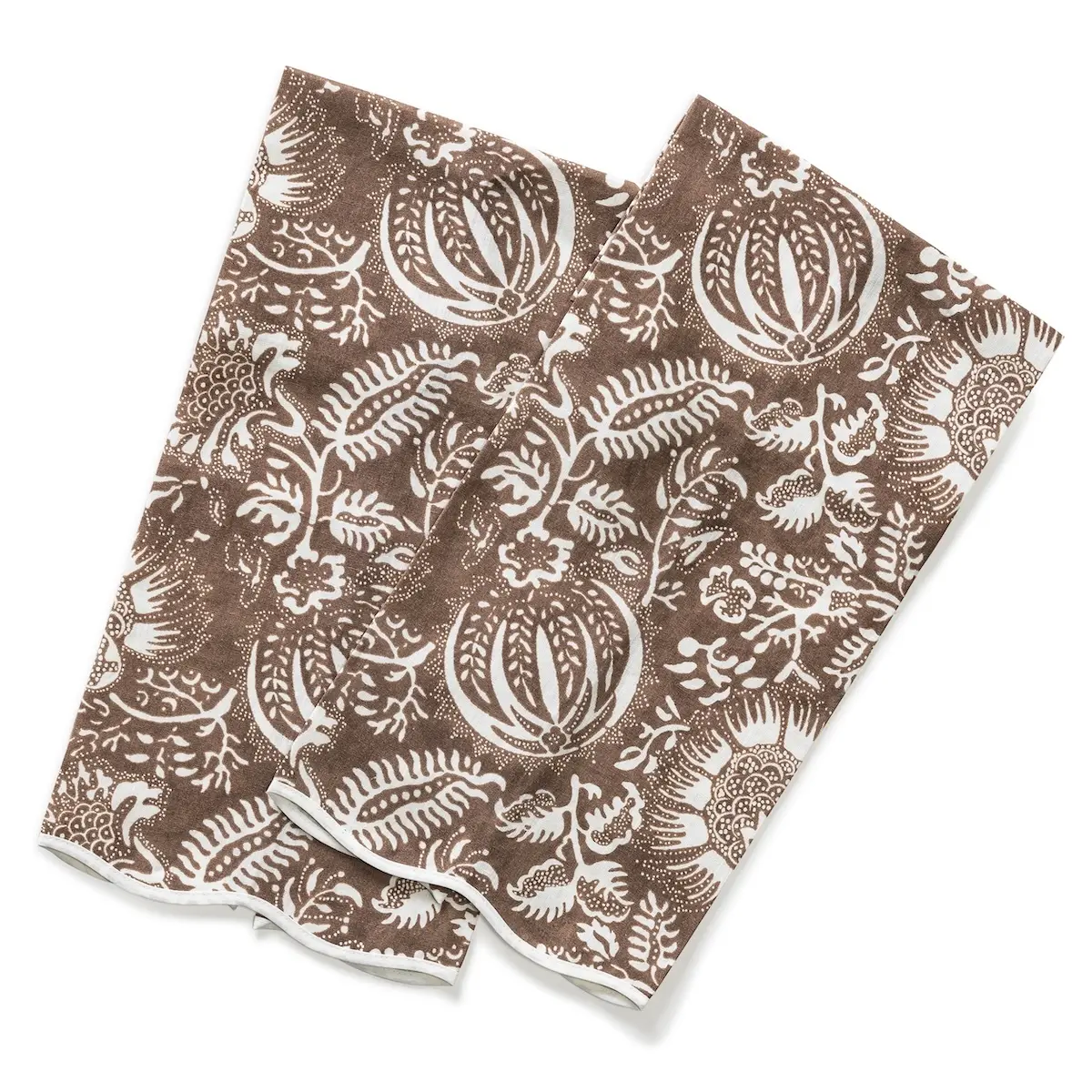 Granada Guest Towel, Set of 2_ CHESTNUT