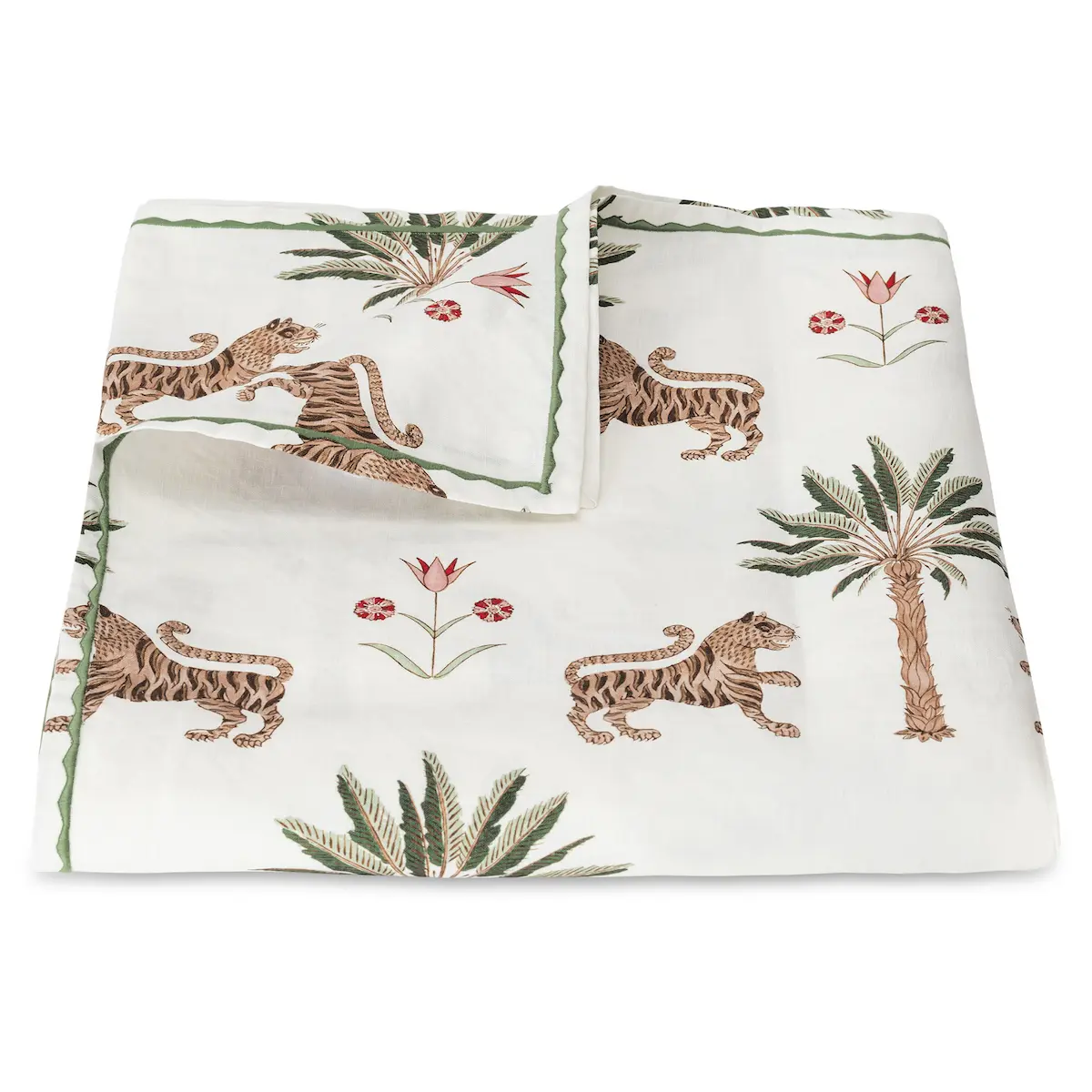 Tiger Palm Tablecloth_ TIGEREYE