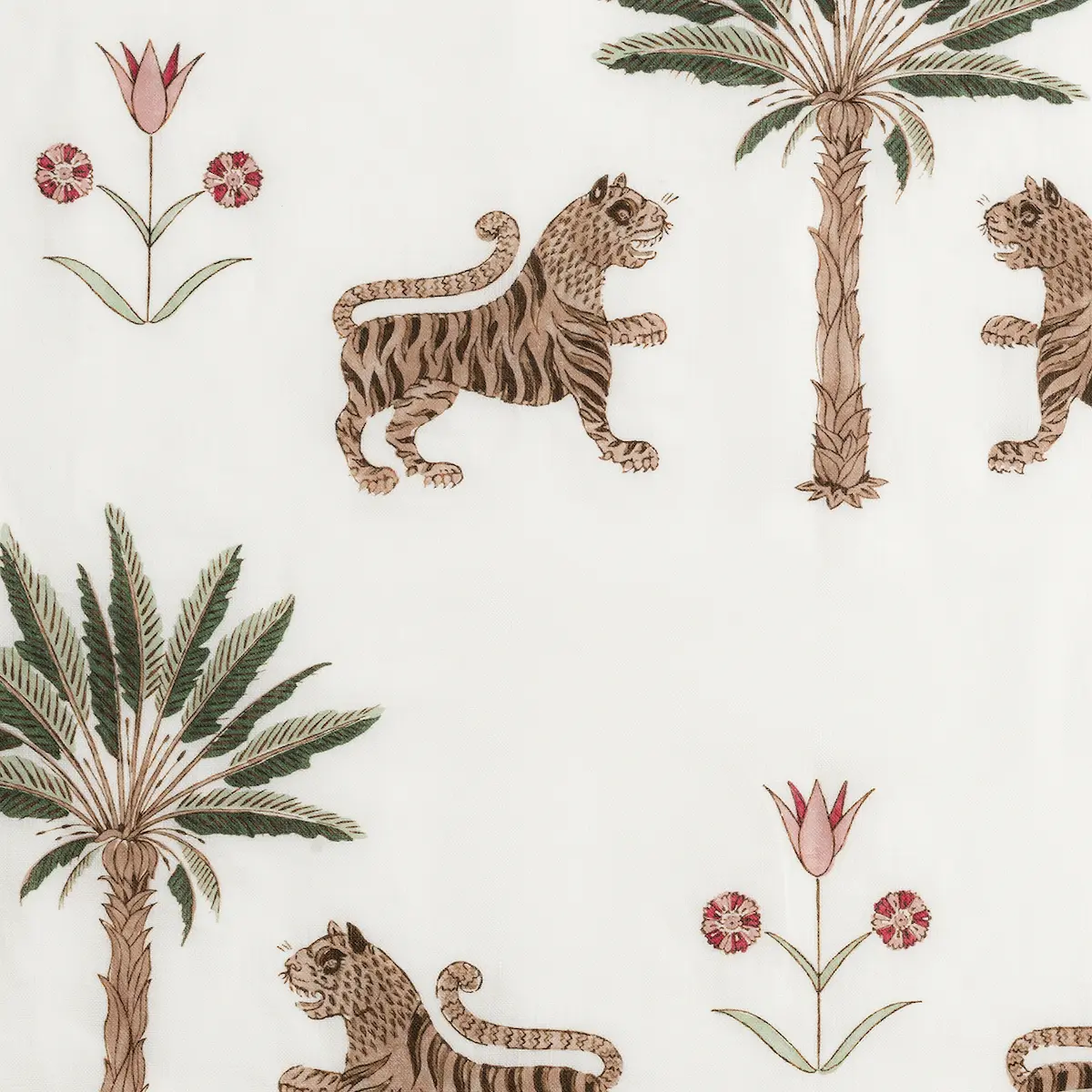 Tiger Palm Tablecloth_ TIGEREYE