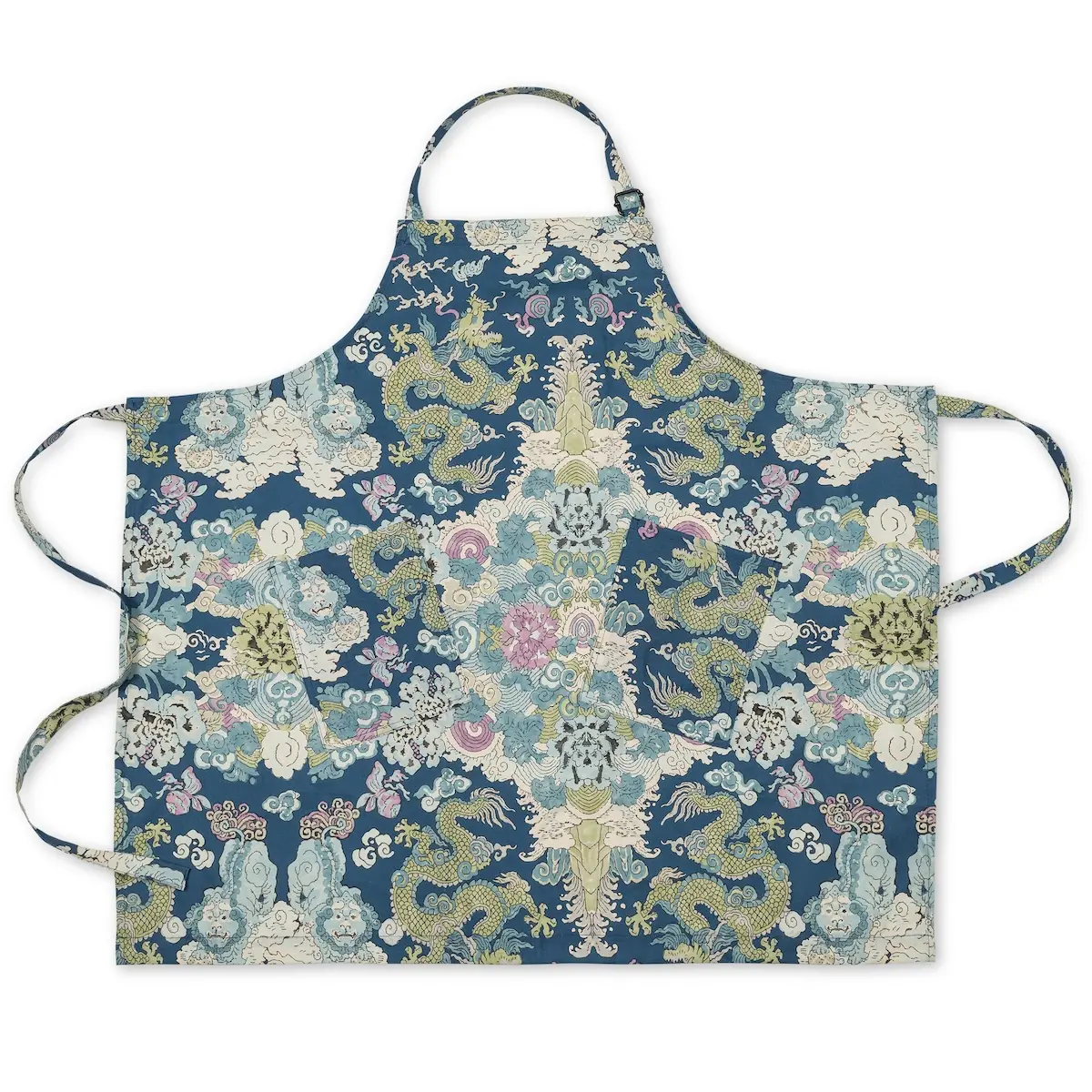 Magic Mountain Linen Apron_ AQUARIUS