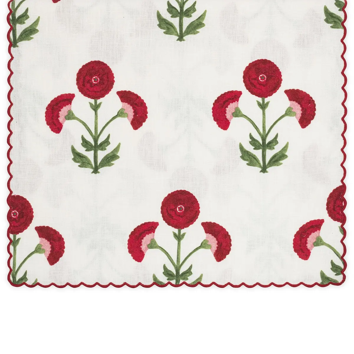 Gisele Tablecloth_ SCARLET