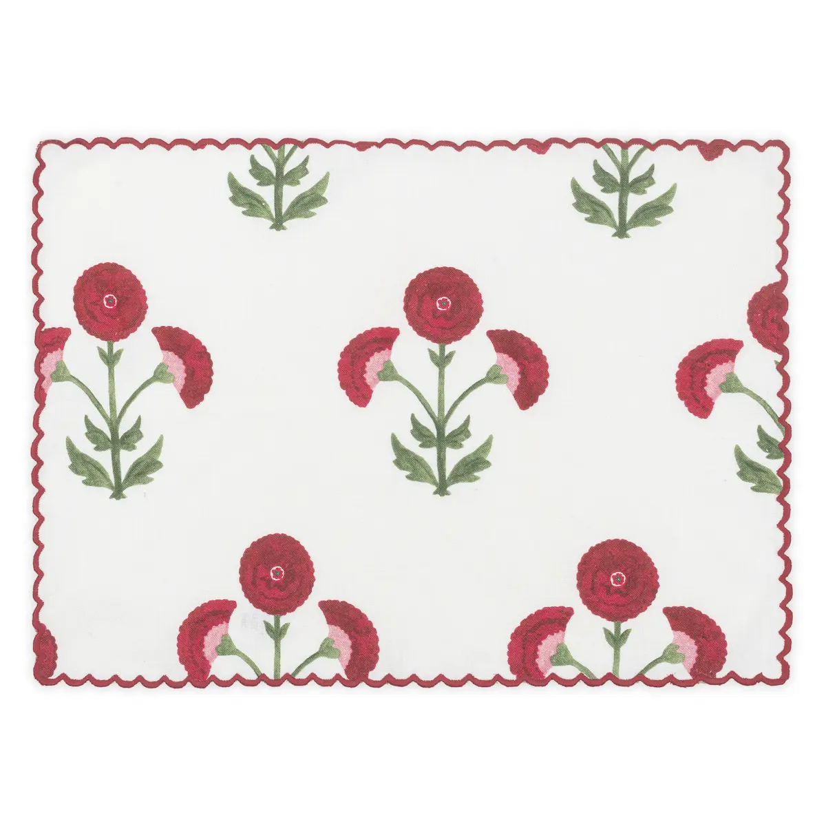 Gisele Placemat, Set of 4_ SCARLET