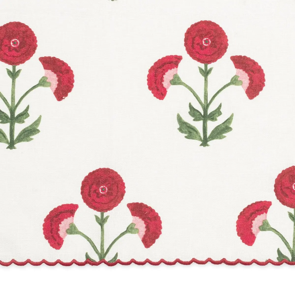 Gisele Table Linen Memo_ SCARLET