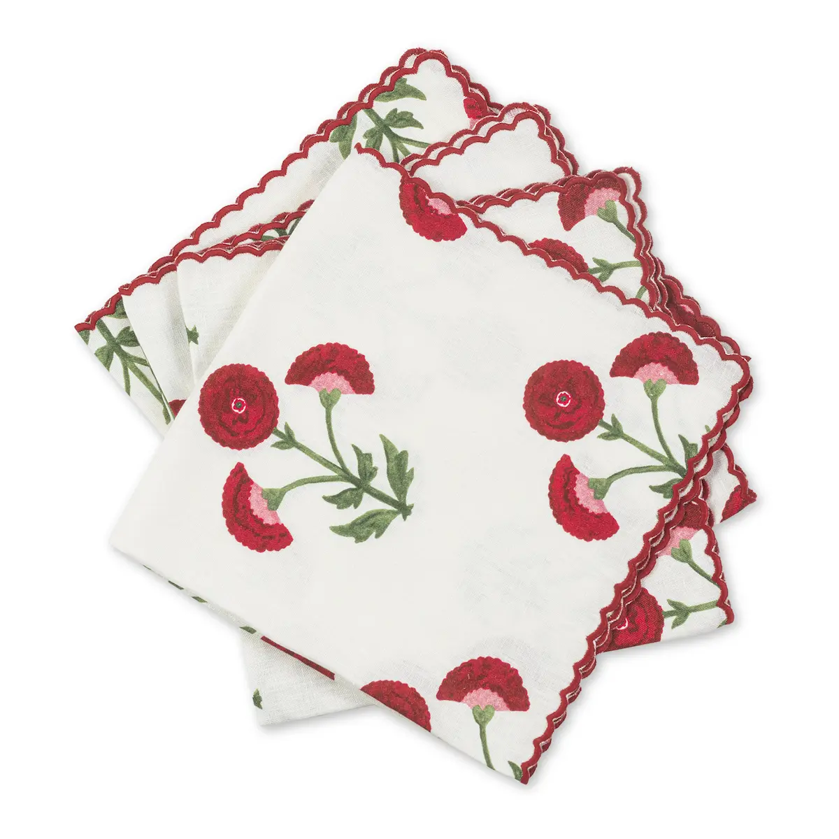 Gisele Napkin, Set of 4_ SCARLET