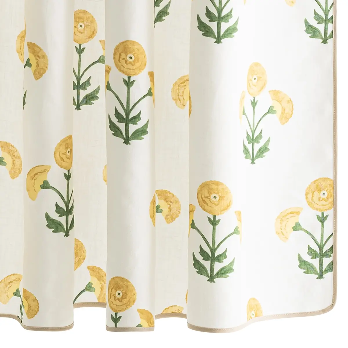Gisele Shower Curtain_ MARIGOLD