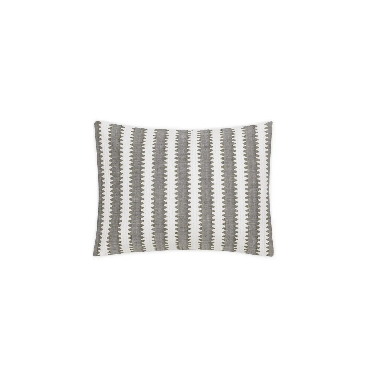 Apollo Stripe Matelassé Sham_ COMET
