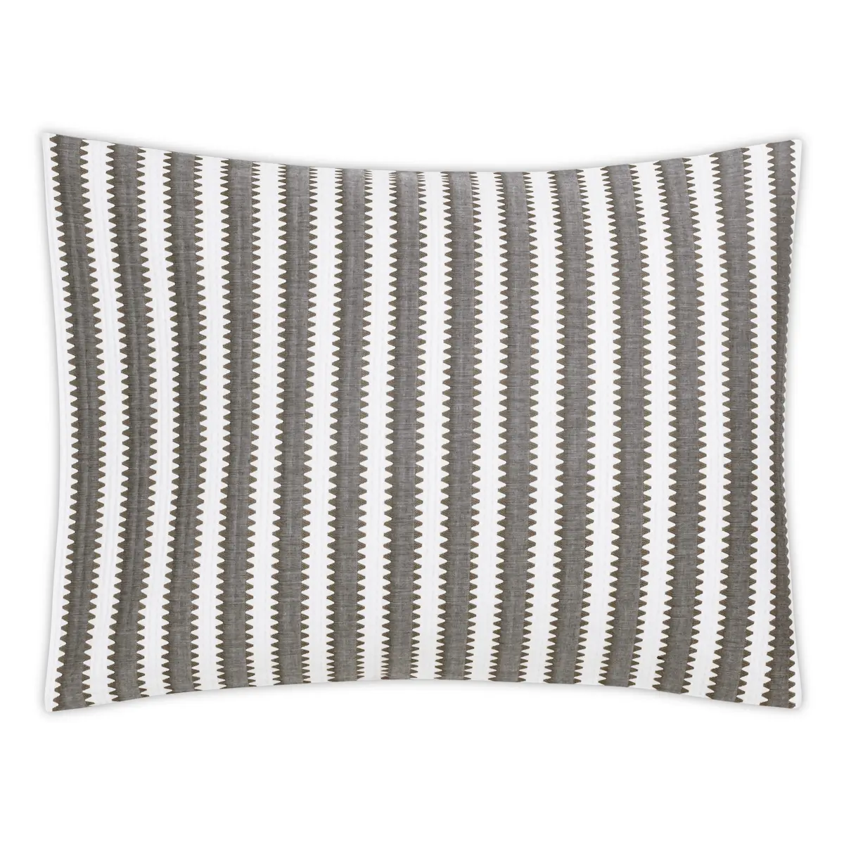 Apollo Stripe Matelassé Sham_ COMET