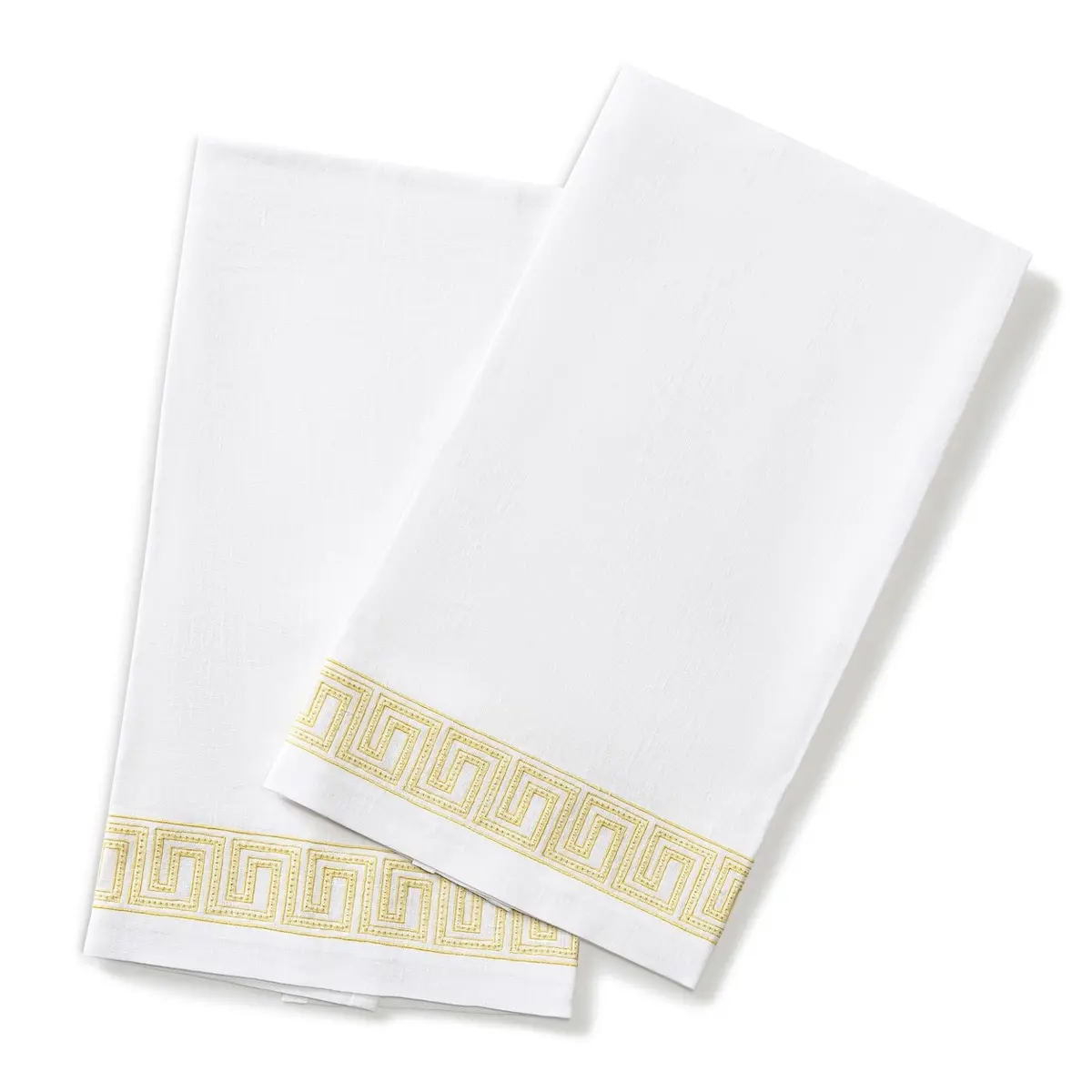 Ophelia Guest Towel, Set of 2_ LEMON