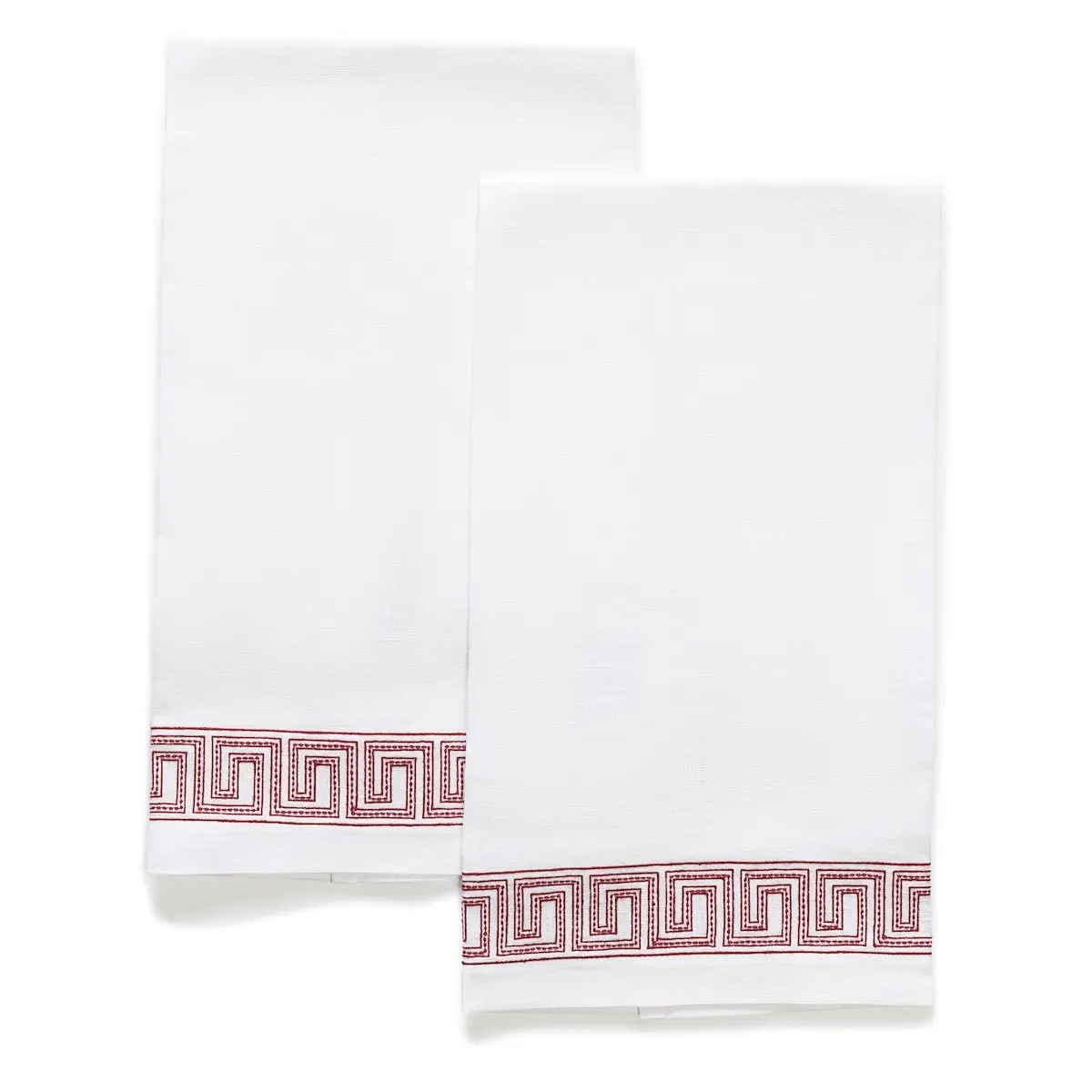 Ophelia Guest Towel, Set of 2_ RED