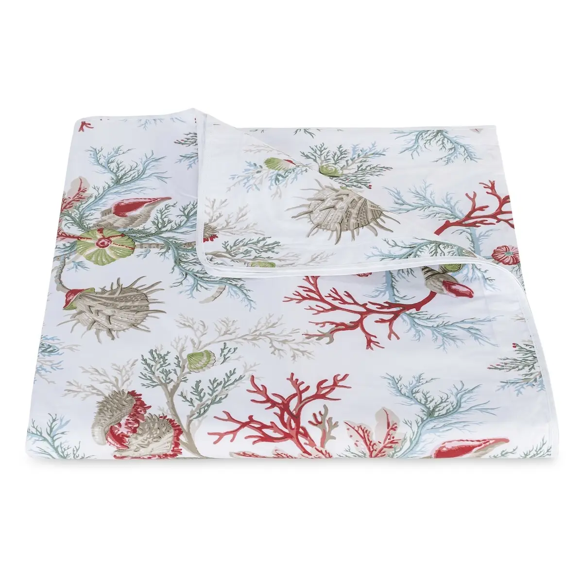 Del Tesoro Duvet Cover_ CORAL