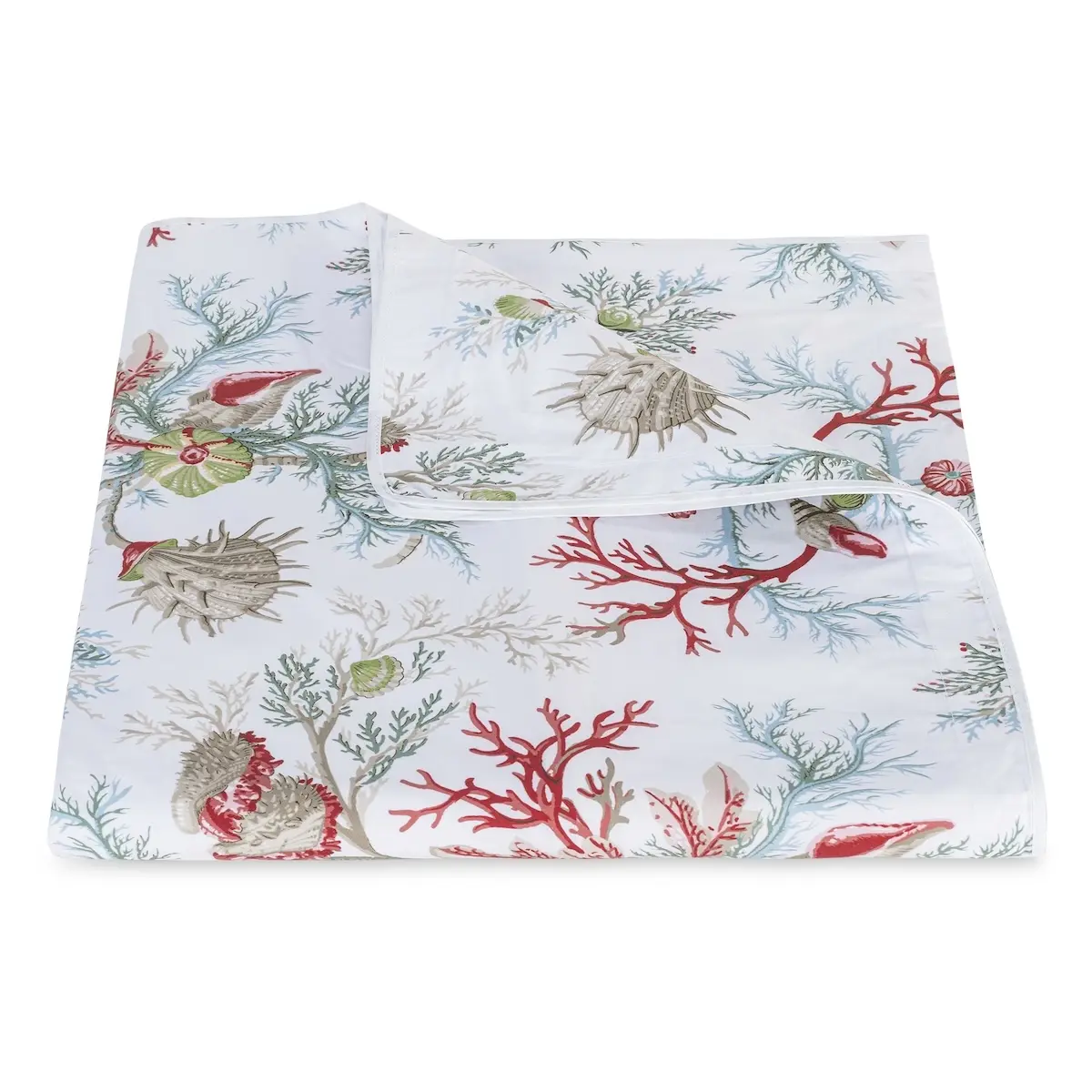 Del Tesoro Duvet Cover_ CORAL